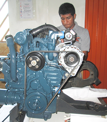 Mantenimiento correctivo y reparación de motor Kubota